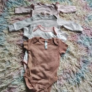 Cozy Kids One Piece Set - Pink, Gray, and Brown